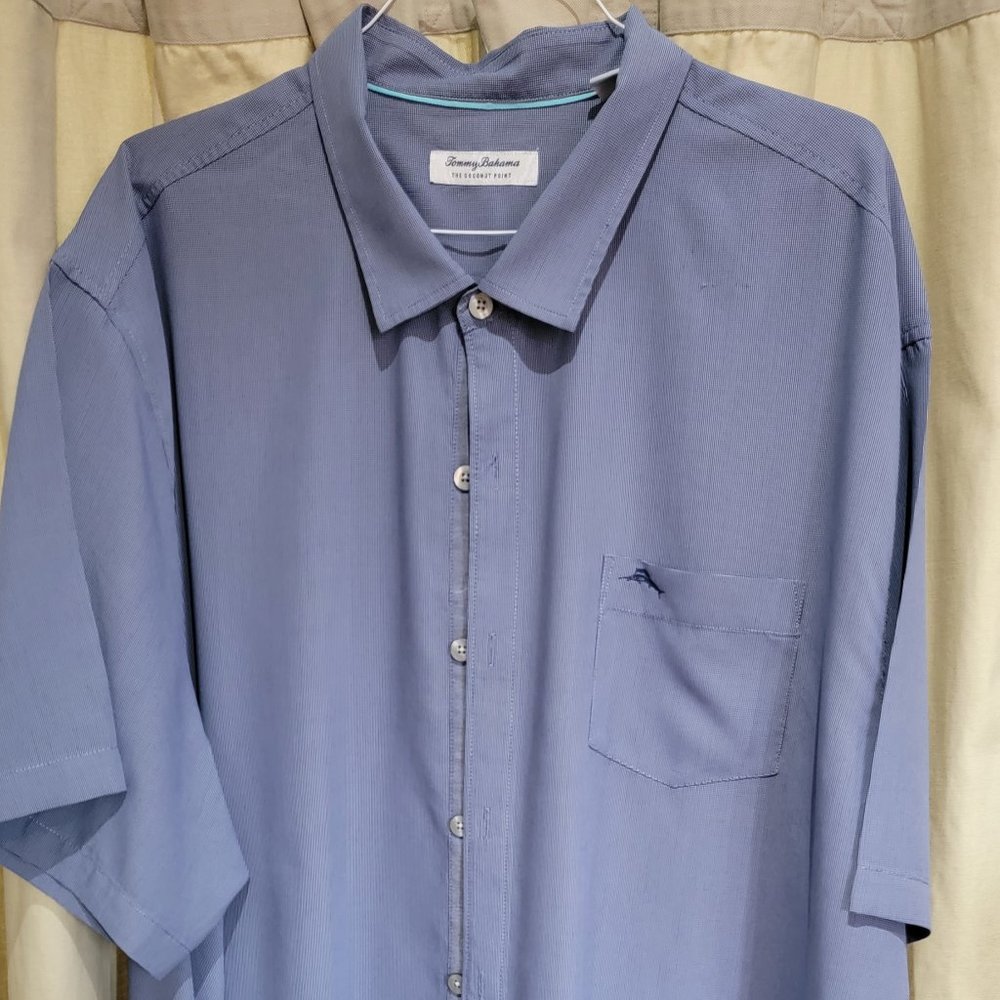 Tommy Bahama  - The Coconut Point - Blue Checkered - New no Tags